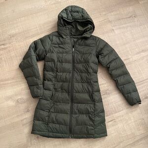 Womens Mid length lightweight Puffer jacket